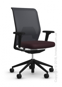 Кресло Vitra ID Mesh Nero, Plano Brown Кресло Vitra ID Mesh Nero, Plano Brown