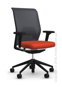 Кресло Vitra ID Mesh Nero, Plano Orange Кресло Vitra ID Mesh Nero, Plano Orange