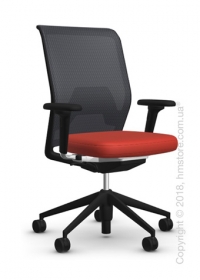 Кресло Vitra ID Mesh Nero, Plano Poppy Red Кресло Vitra ID Mesh Nero, Plano Poppy Red