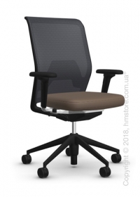 Кресло Vitra ID Mesh Nero, Plano Coffee Кресло Vitra ID Mesh Nero, Plano Coffee