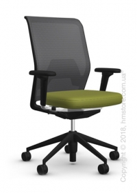Кресло Vitra ID Mesh Asphalt, Plano Avocado Кресло Vitra ID Mesh Asphalt, Plano Avocado
