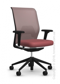 Кресло Vitra ID Mesh Mauve Grey, Plano Poppy Red Champagne Кресло Vitra ID Mesh Mauve Grey, Plano Poppy Red Champagne