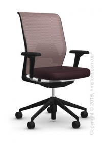 Кресло Vitra ID Mesh Mauve Grey, Plano Brown Кресло Vitra ID Mesh Mauve Grey, Plano Brown