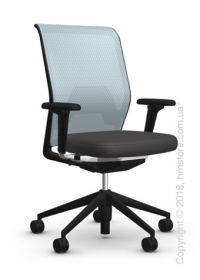 Кресло Vitra ID Mesh Ice Grey, Plano Dark Grey Кресло Vitra ID Mesh Ice Grey, Plano Dark Grey
