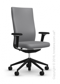 Кресло Vitra ID Soft L, Silk Mesh Dim Grey  Кресло Vitra ID Soft L, Silk Mesh Dim Grey