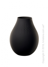Ваза Villeroy & Boch коллекция Collier Perle, 20 см, Black Ваза Villeroy & Boch коллекция Collier Perle, 20 см, Black
