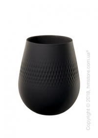 Ваза Villeroy & Boch коллекция Collier Carré, 14 см, Black Ваза Villeroy & Boch коллекция Collier Carré, 14 см, Black