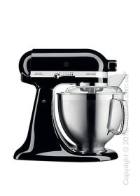Планетарный миксер KitchenAid Artisan Stand Mixer with Tilting Engine Head 4.8 л, Onyx Black Планетарный миксер KitchenAid Artisan Stand Mixer with Tilting Engine Head 4.8 л, Onyx Black