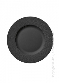 Тарелка десертная столовая мелкая Villeroy & Boch коллекция Manufacture, 27 см, Black Тарелка десертная столовая мелкая Villeroy & Boch коллекция Manufacture, 27 см, Black