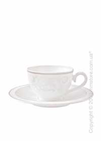 Чашка с блюдцем Villeroy & Boch коллекция Gray Pearl, 200 мл Чашка с блюдцем Villeroy & Boch коллекция Gray Pearl, 200 мл