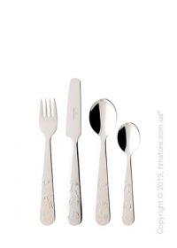 Набор столовых приборов детский Villeroy & Boch коллекция Chewy's Treasure Hunt, 4 предмета