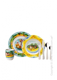 Набор детской посуды Villeroy & Boch коллекция Chewy's Treasure Hunt, 7 предметов