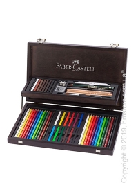 Набор акварельных карандашей Faber-Castell, коллекция Art&Graphic Compendium, 53 предмета