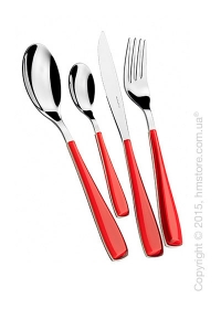 Набор столовых приборов Bugatti Essenza на 6 персон, 24 предмета, Red