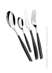 Набор столовых приборов Bugatti Glamour на 6 персон, 24 предмета, Black