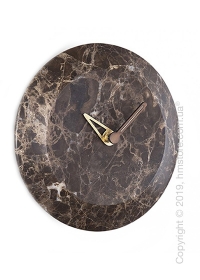 Часы настенные Nomon Bari M Wall Clock, Emperador