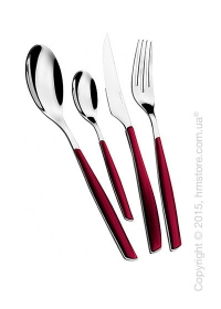 Набор столовых приборов Bugatti Glamour на 6 персон, 24 предмета, Garnet