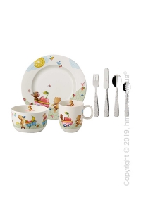 Набор детской посуды Villeroy & Boch коллекция Hungry as a Bear 7 предметов Набор детской посуды Villeroy & Boch коллекция Hungry as a Bear 7 предметов