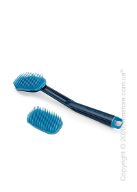 Щетка для мытья посуды с запасной насадкой Joseph Joseph CleanTech, Blue