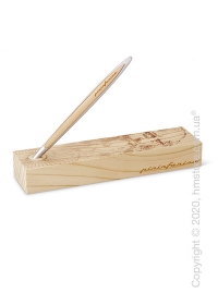 Ручка шариковая Pininfarina коллекция Cambiano Leonardo, Walnut and Aluminium