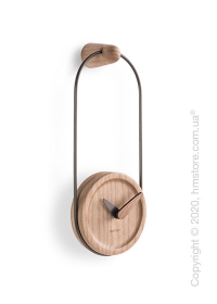 Часы настенные Nomon Micro Eslabon Wall Clock, Grafite and Oak Часы настенные Nomon Micro Eslabon Wall Clock, Grafite and Oak