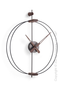 Часы настенные Nomon Micro Barcelona Wall Clock, Grafite and Walnut Часы настенные Nomon Micro Barcelona Wall Clock, Grafite and Walnut