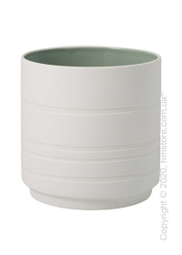 Ваза Villeroy & Boch коллекция it‘s my home Leaf 14*14 см, Green and White Ваза Villeroy & Boch коллекция it‘s my home Leaf 14*14 см, Green and White