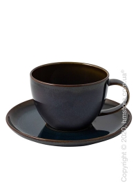 Чашка с блюдцем Villeroy & Boch коллекция Crafted Denim 250 мл, Blue Чашка с блюдцем Villeroy & Boch коллекция Crafted Denim 250 мл, Blue