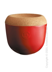 Емкость для хранения чеснока Emile Henry 14,6 х 13,4 см, Burgundy