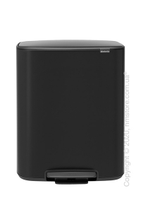 Ведро для мусора Brabantia Bo Pedal Bin 60 л, Matt Black Ведро для мусора Brabantia Bo Pedal Bin 60 л, Matt Black