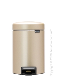 Ведро для мусора Brabantia Pedal Bin NewIcon 3 л, Champagne Ведро для мусора Brabantia Pedal Bin NewIcon 3 л, Champagne