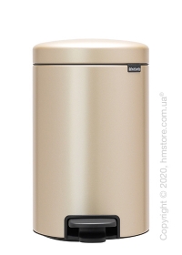 Ведро для мусора Brabantia Pedal Bin NewIcon 12 л, Champagne Ведро для мусора Brabantia Pedal Bin NewIcon 12 л, Champagne