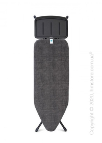 Гладильная доска Brabantia PerfectFlow Solid Steam Unit Holder, Black and Denim Black Гладильная доска Brabantia PerfectFlow Solid Steam Unit Holder, Black and Denim Black