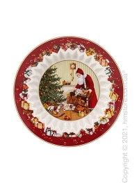 Блюдо для подачи глубокое Villeroy & Boch коллекция Toy's Fantasy Santa brings gifts, 25 см Блюдо для подачи глубокое Villeroy & Boch коллекция Toy's Fantasy Santa brings gifts, 25 см