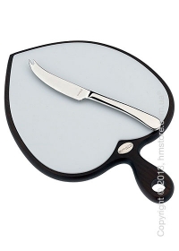 Набор из доски и ножа для сыра Bugatti Foglia