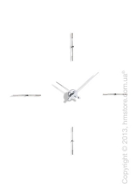 Часы настенные Nomon Merlin 4 I Wall Clock, Steel