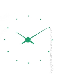 Часы настенные Nomon Oj Wall Clock, Green Часы настенные Nomon Oj Wall Clock, Green