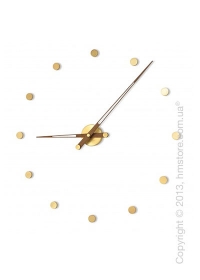 Часы настенные Nomon Rodon Gold 12 N Wall Clock, Walnut Часы настенные Nomon Rodon Gold 12 N Wall Clock, Walnut