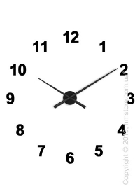Часы настенные Nomon Oj 12 Numbers Pack Wall Clock, Black Часы настенные Nomon Oj 12 Numbers Pack Wall Clock, Black