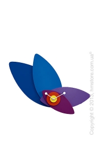 Часы настенные Progetti Petali Wall Clock, Blue