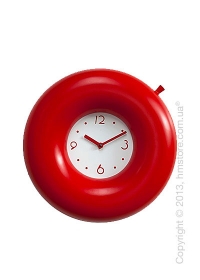 Часы настенные Progetti Salvatempo 1 Wall Clock, Red Часы настенные Progetti Salvatempo 1 Wall Clock, Red