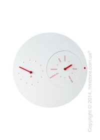 Часы настенные Progetti Jetlag Wall Clock, Red Часы настенные Progetti Jetlag Wall Clock, Red