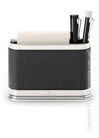Подставка для ручек овальной формы Graf von Faber-Castell, Black Grained Leather Подставка для ручек овальной формы Graf von Faber-Castell, Black Grained Leather