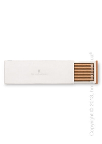 Набор из 6-ти карандашей Graf von Faber-Castell, Brown Guilloche Engraving Набор из 6-ти карандашей Graf von Faber-Castell, Brown Guilloche Engraving