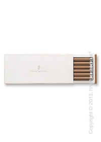 Набор карандашей Graf von Faber-Castell 6 Pencils NO. III, with Silver Cap Набор карандашей Graf von Faber-Castell 6 Pencils NO. III, with Silver Cap
