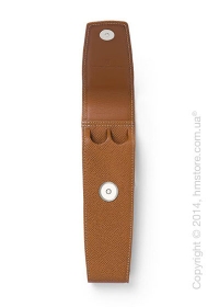 Кожаный пенал для ручек Graf von Faber-Castell Case With Magnetic Catch For 2 Pen Epsom, Cognac Grained Leather Кожаный пенал для ручек Graf von Faber-Castell Case With Magnetic Catch For 2 Pen Epsom, Cognac Grained Leather