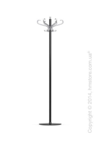 Вешалка Calligaris Medusa, Coat stand, Metal glossy black and Transparent plastics smokey grey Вешалка Calligaris Medusa, Coat stand, Metal glossy black and Transparent plastics smokey grey