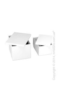 Набор ящиков Calligaris Clever, 2 предмета, PVC White Набор ящиков Calligaris Clever, 2 предмета, PVC White