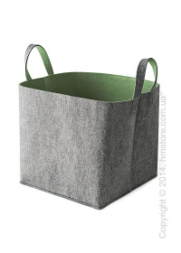Корзина Calligaris Elliott, Polyester felt grey and Olive green Корзина Calligaris Elliott, Polyester felt grey and Olive green