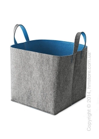 Корзина Calligaris Elliott, Polyester felt grey and Blue